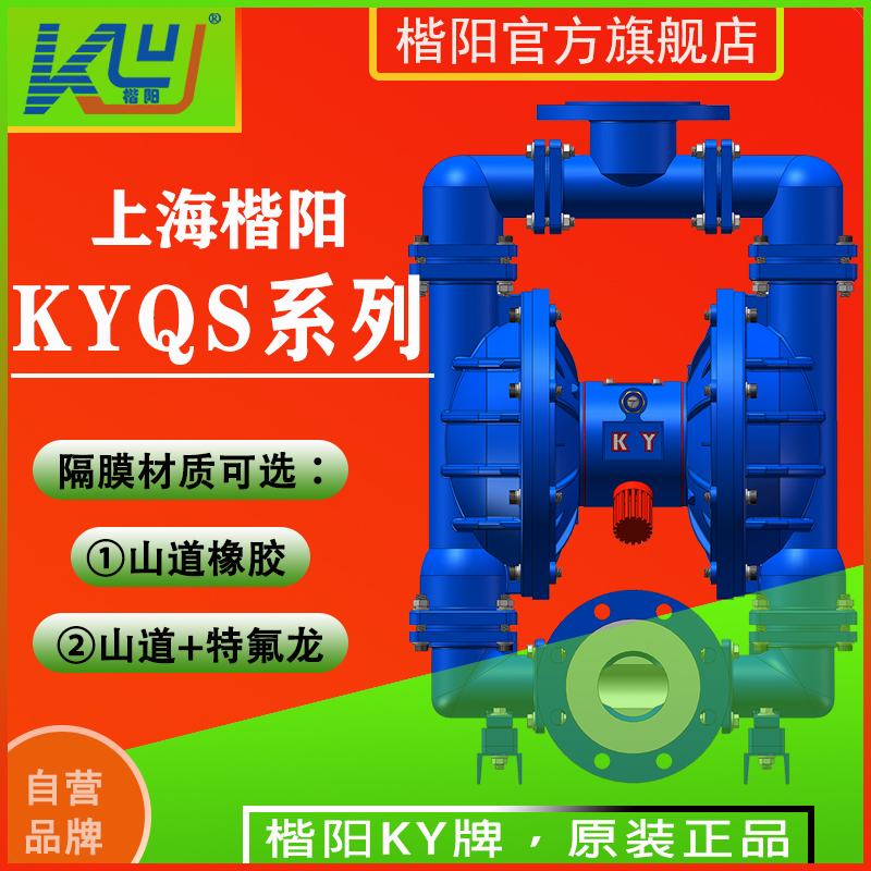 KYQS100LC鋼襯氟氣動隔膜泵4