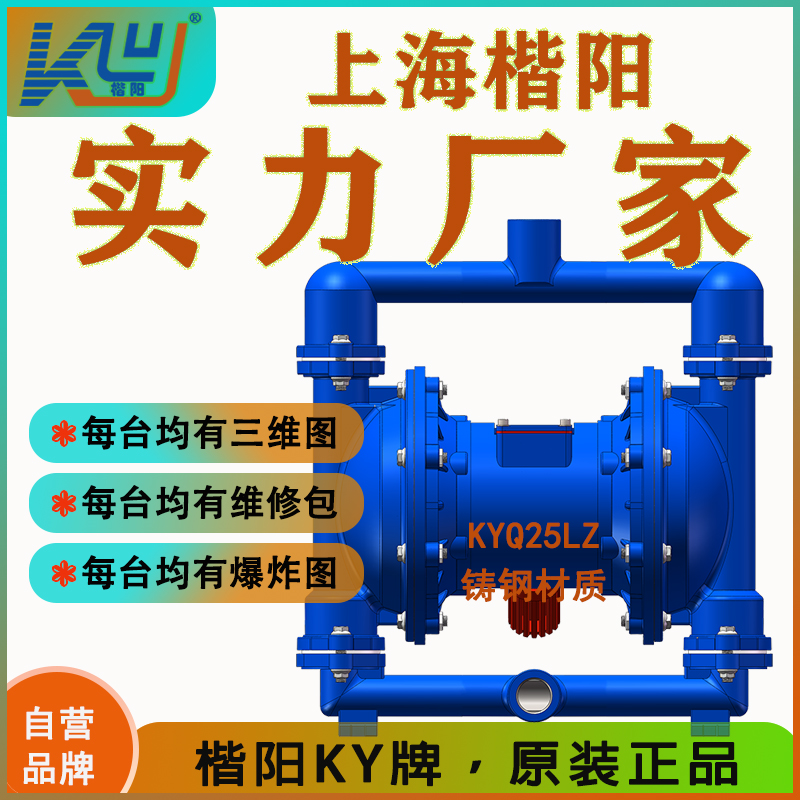 KYQ32LZ鑄鋼氣動隔膜泵3